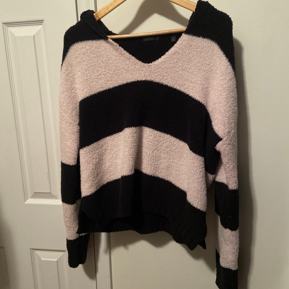 ATM ANTHONY THOMAS MELILLO Striped Chenille Hoodie